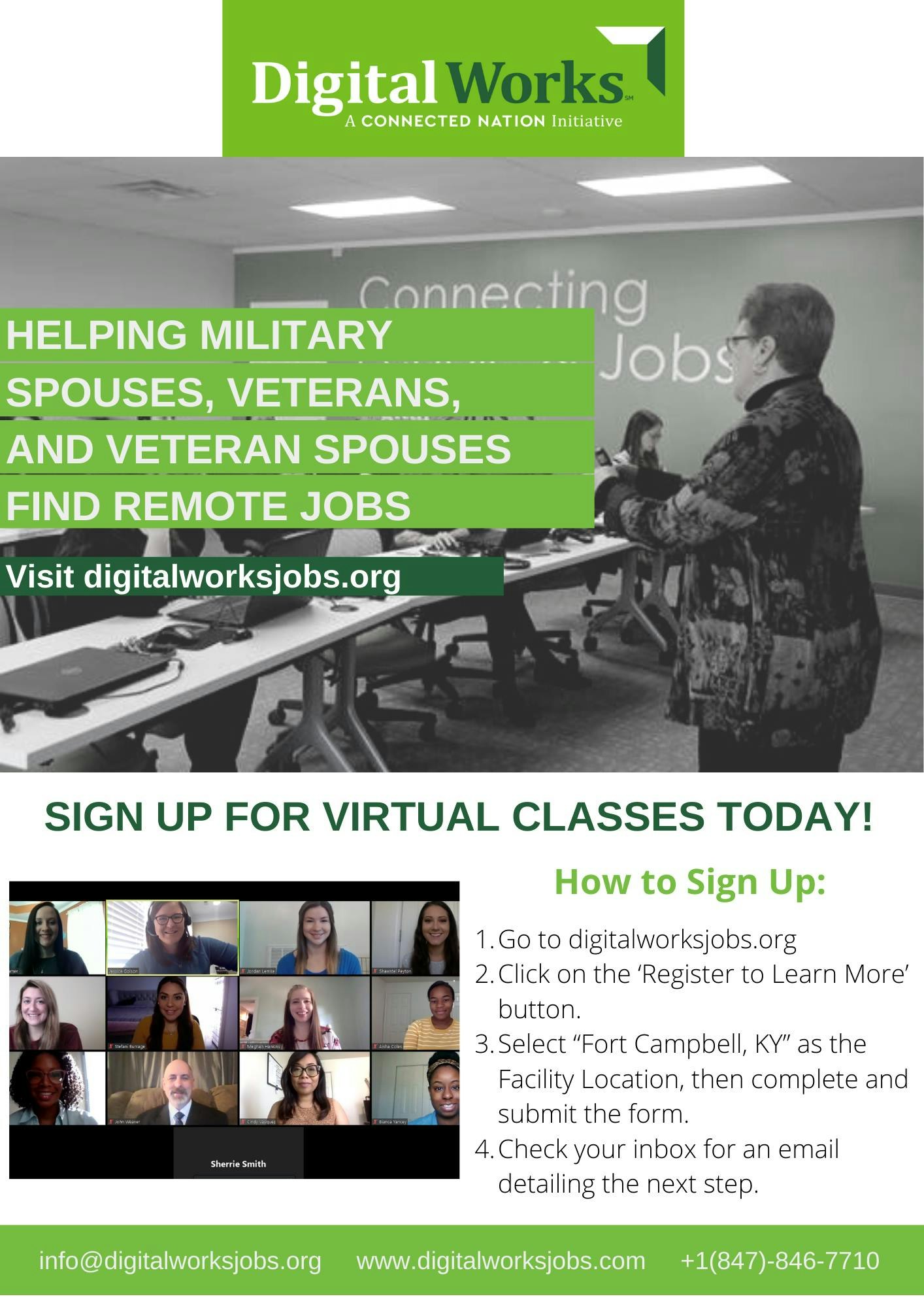 Digital Works Provides Virtual Training and Job Placement Assistance to