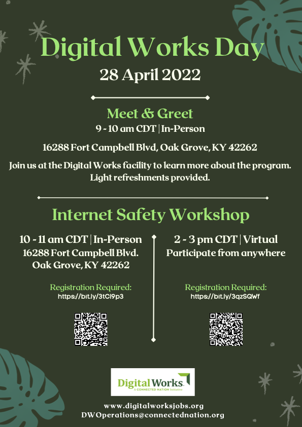 Digital Works Day Information Flyer